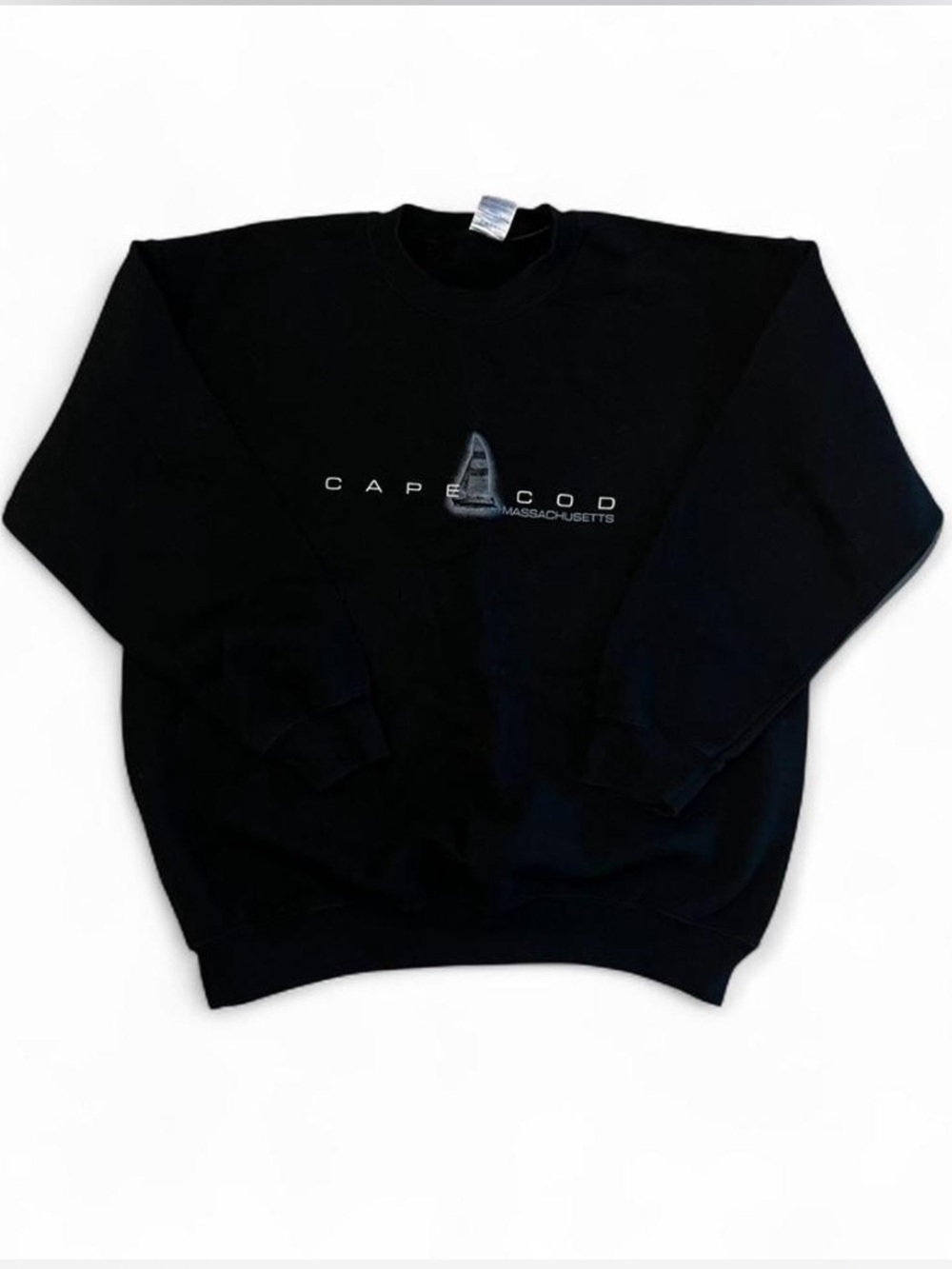Cape Cod Black Crewneck Sweater
